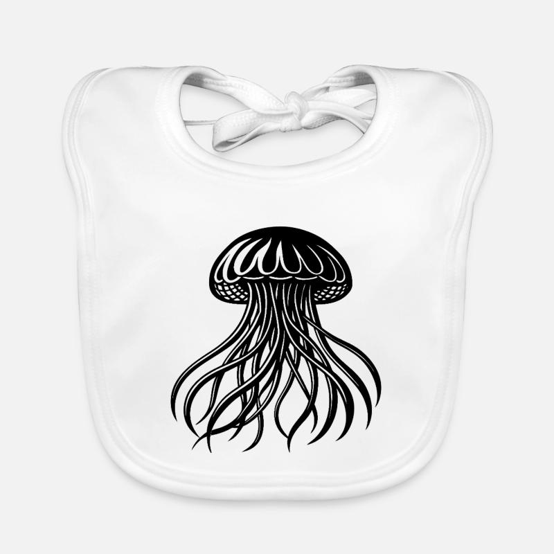 jellyfish Organic Baby Bibs