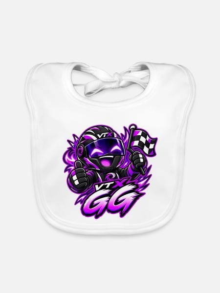 VTX-GG - Baby Bio-Lätzchen - Weiß
