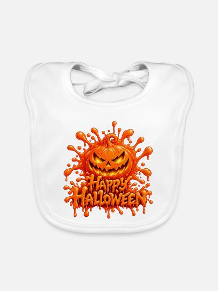 pumpkin - Baby Bio-Lätzchen - Weiß