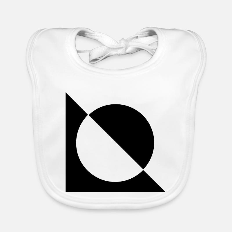 Black and white Organic Baby Bibs