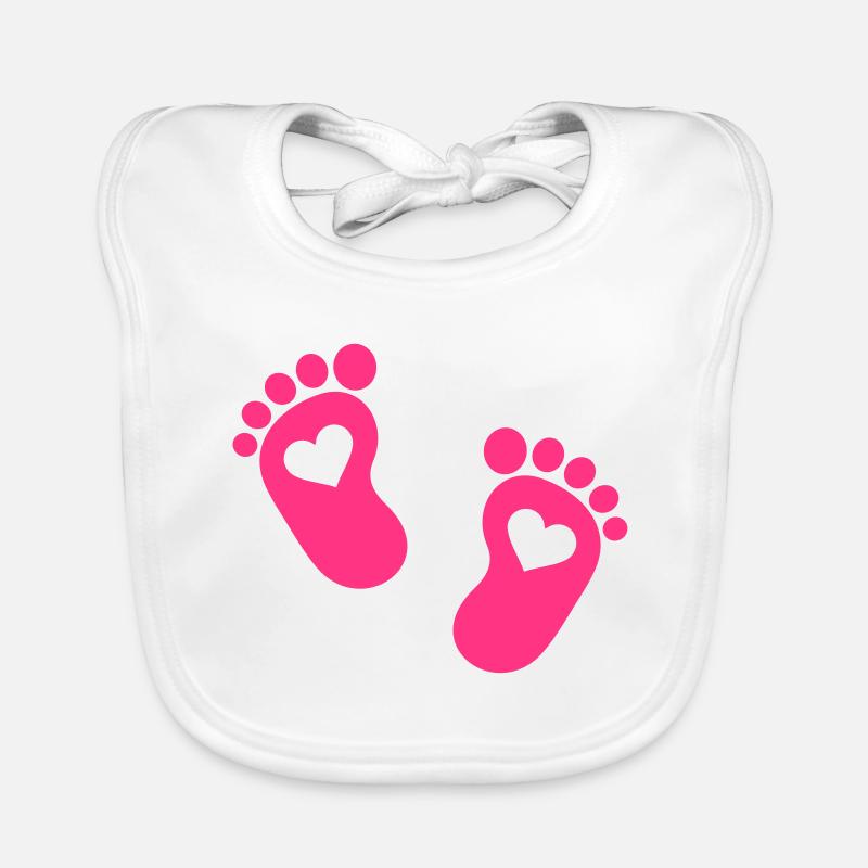 Bébé Pieds Bavoir bio Bébé