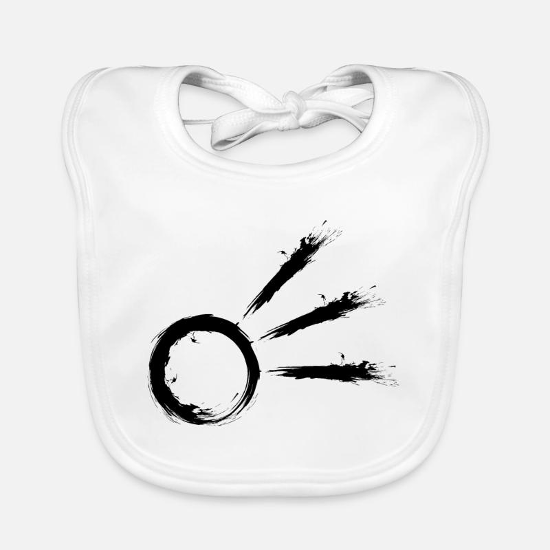 Comète symbole queue étoile astrologie astronomie Bavoir bio Bébé