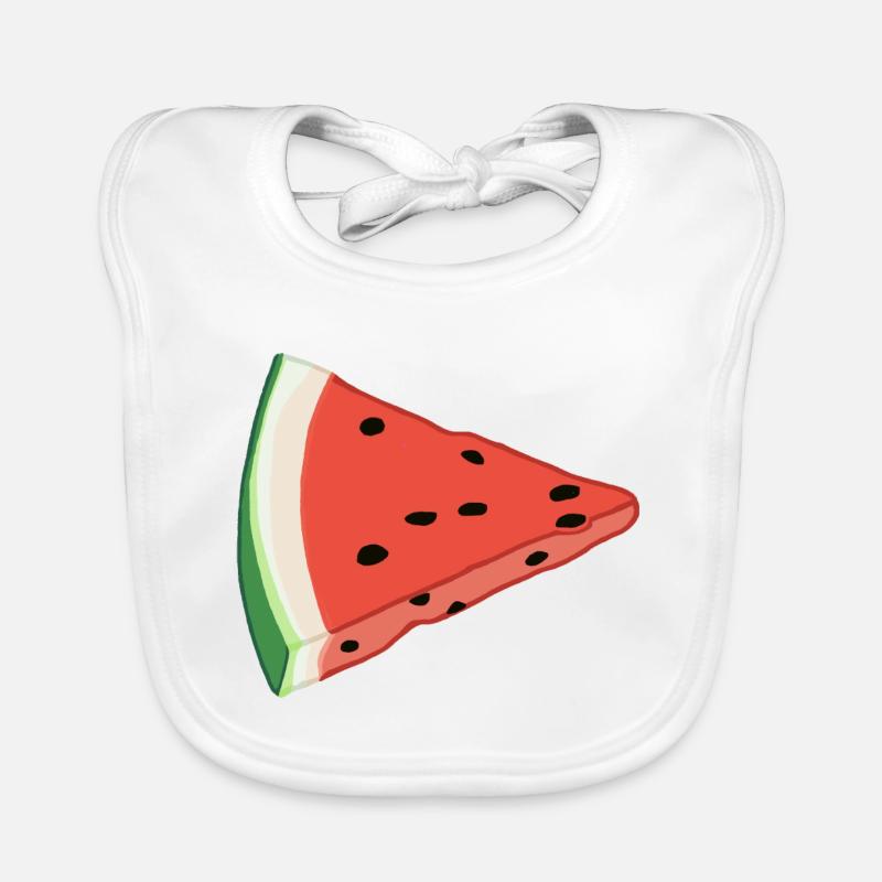 Pastèque Bavoir bio Bébé