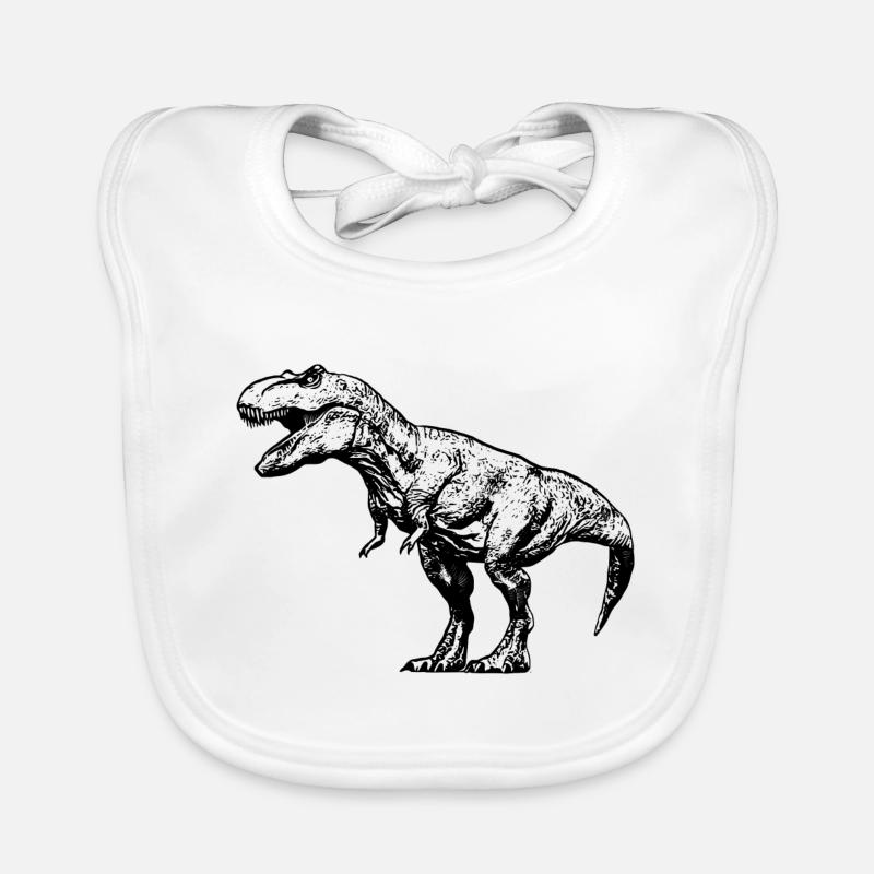 T-Rex Dinosaurier Dino Fleischfresser Baby Bio-Lätzchen