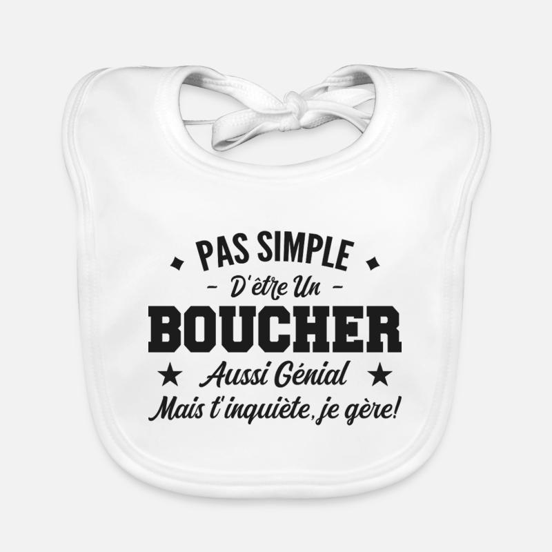 Awesome Butcher Man Gift Organic Baby Bibs
