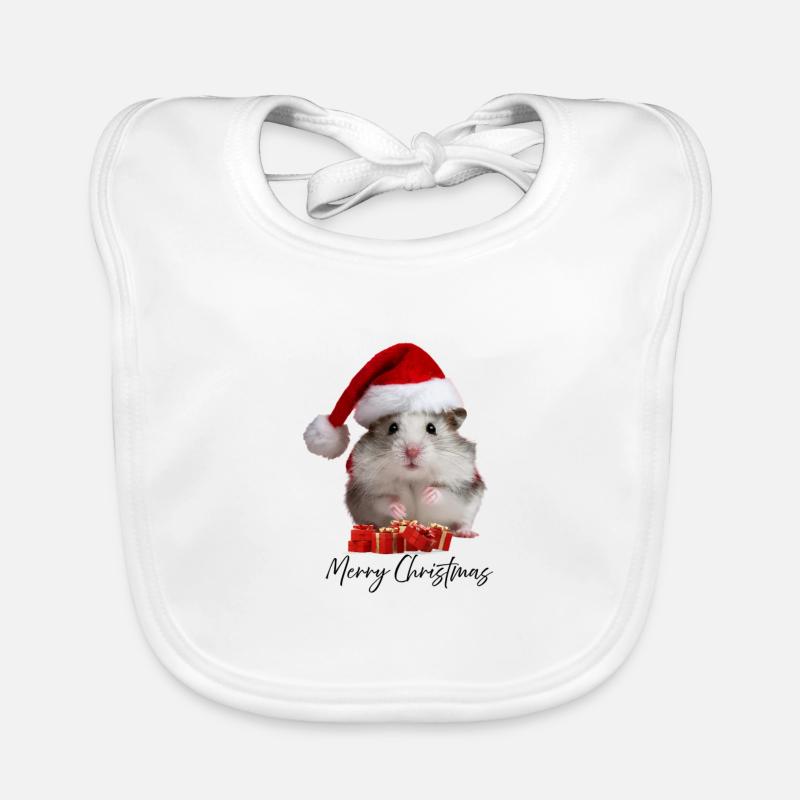 Merry Christmas Organic Baby Bibs
