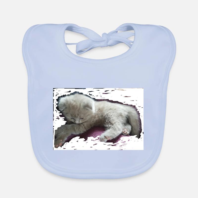 Cat Organic Baby Bibs