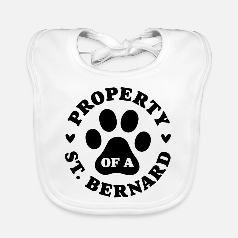 Propriété d’un Saint-Bernard Bavoir bio Bébé