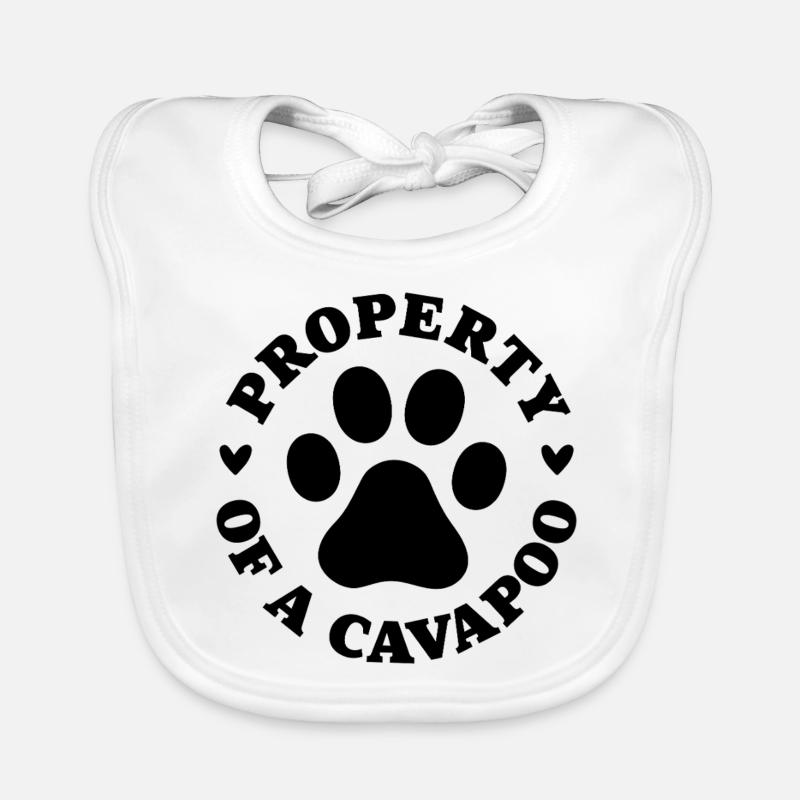 Property of a Cavapoo Organic Baby Bibs