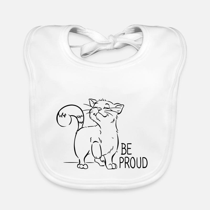 Cat Lower Austria Pride BE PROUD Organic Baby Bibs