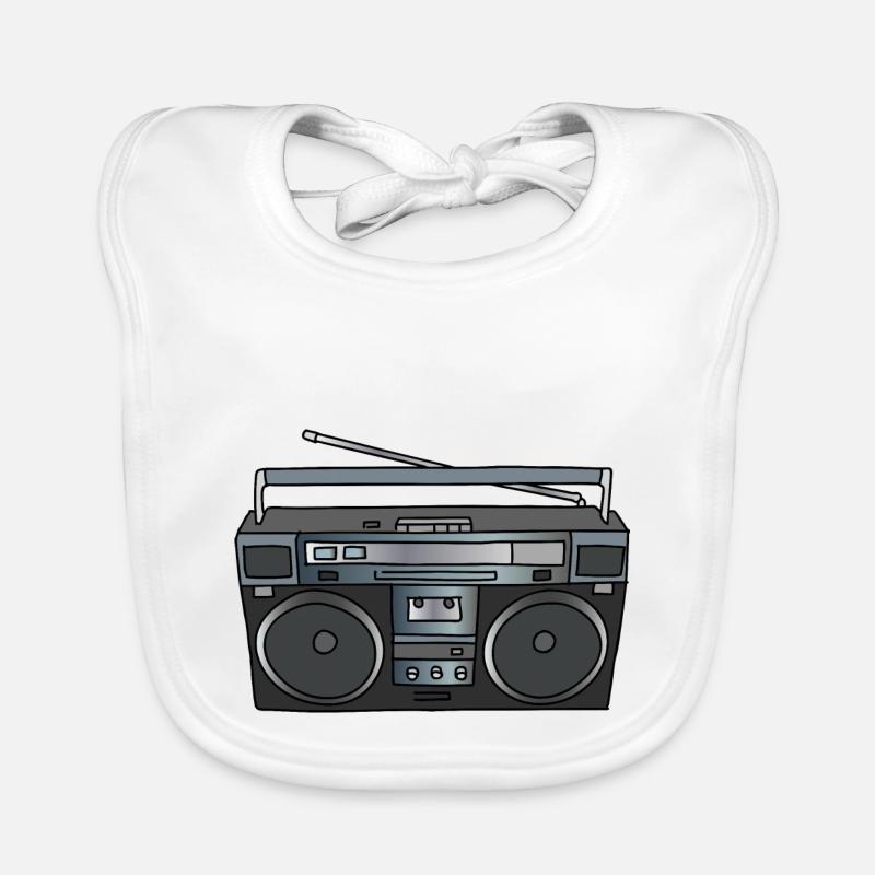 Ghettoblaster Baby Bio-Lätzchen