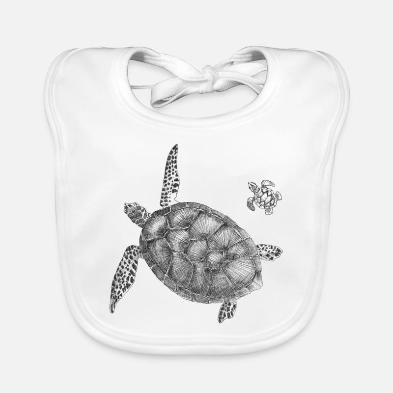 Seaturtles Organic Baby Bibs