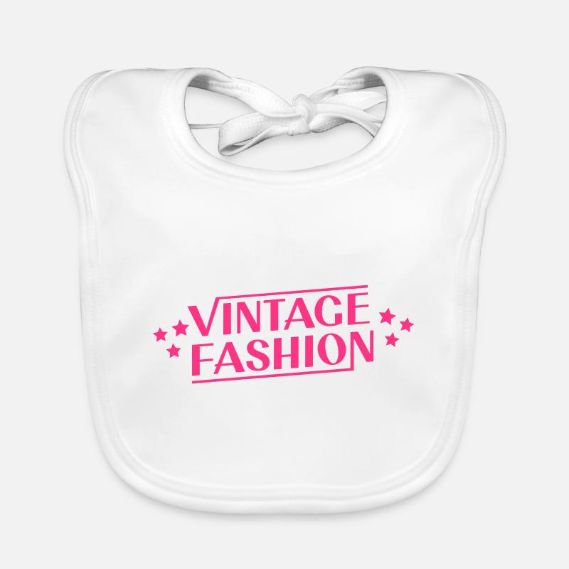 Mode vintage Bavoir bio Bébé