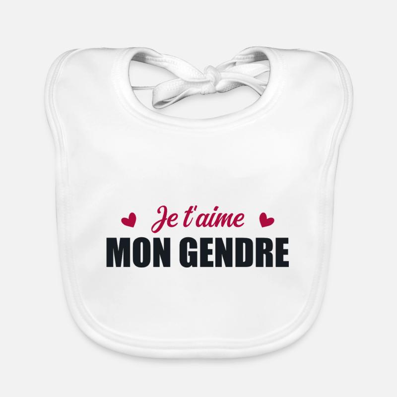 Je t'aime mon gendre Bavoir bio Bébé