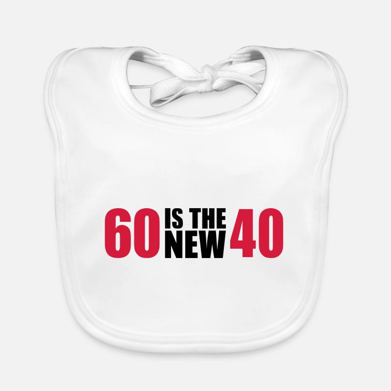 60 Geburtstag Baby Bio-Lätzchen