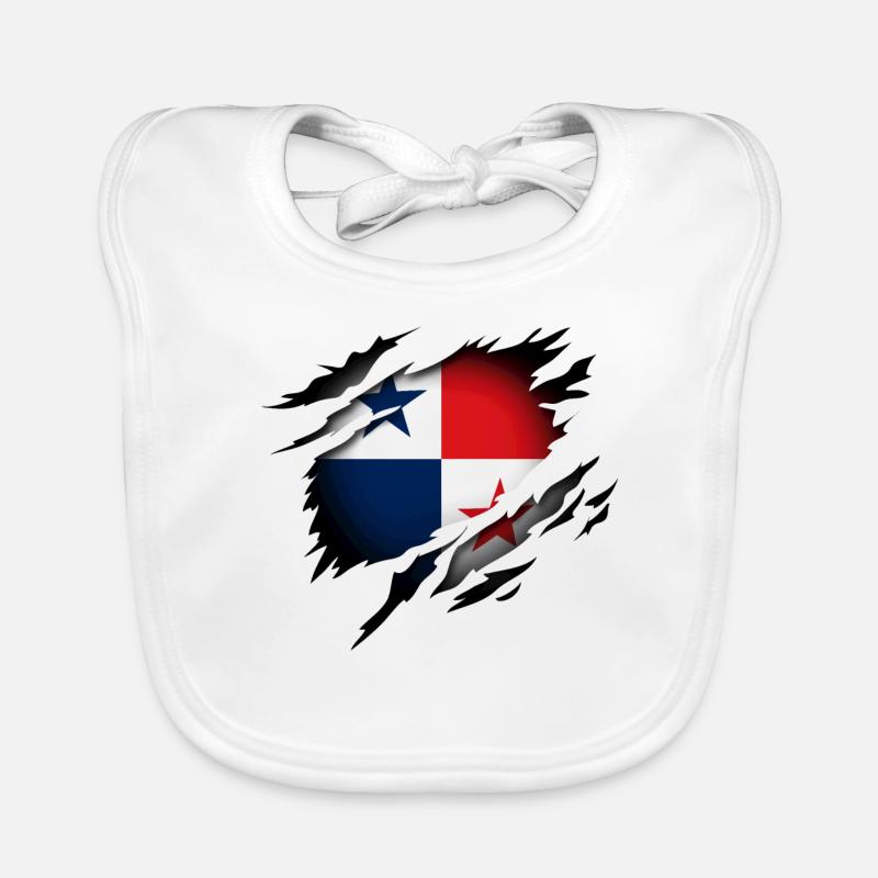 Le Panama dans l’âme Bavoir bio Bébé