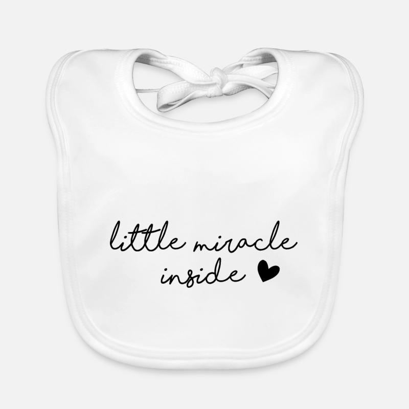 little miracle inside Organic Baby Bibs