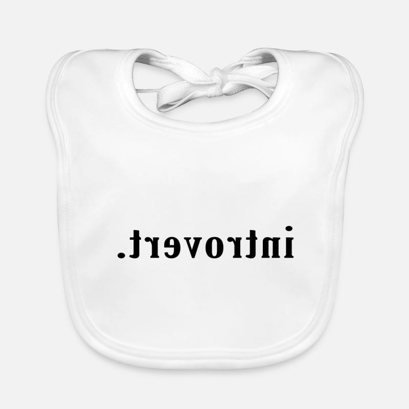 Introvert Reverse Solo Gift Bavoir bio Bébé