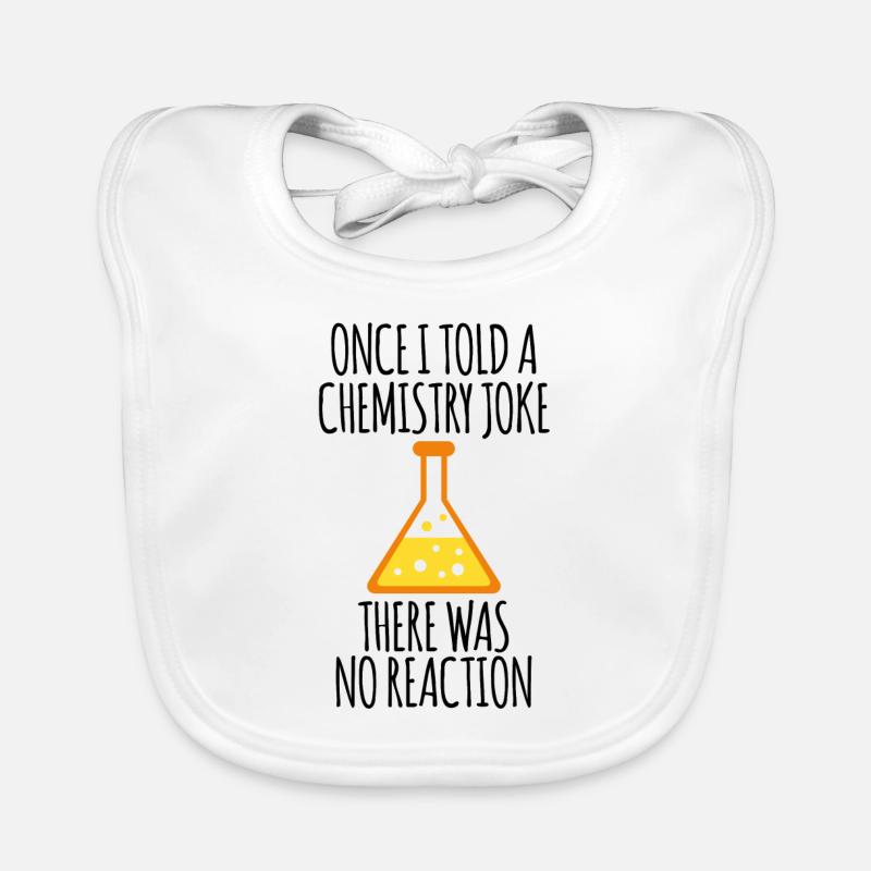 Chemie Spruch Student Kolben Labor Geschenk Baby Bio-Lätzchen