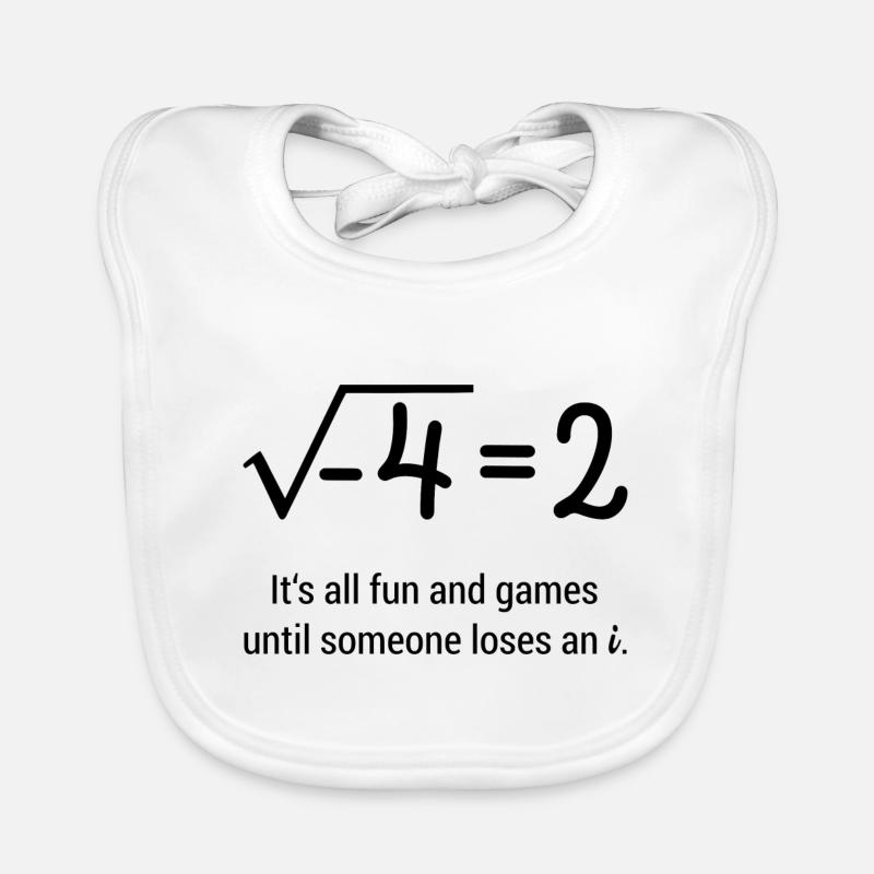 Math Math Say Student Gift Organic Baby Bibs