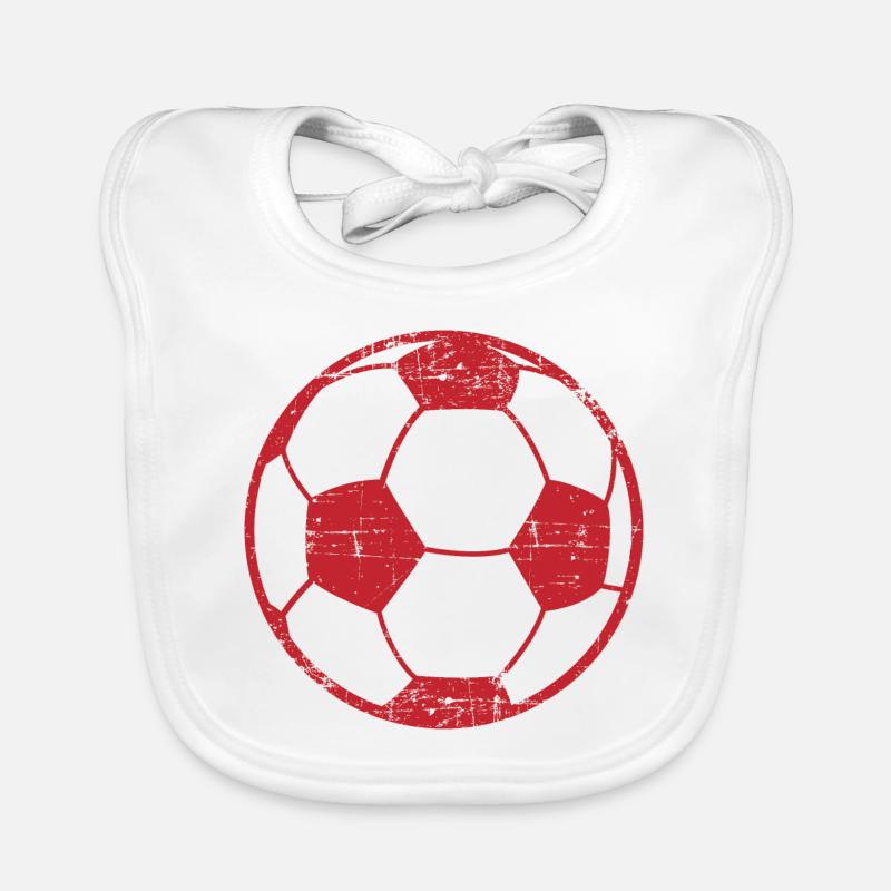 Fussball Ball Geschenk Baby Bio-Lätzchen