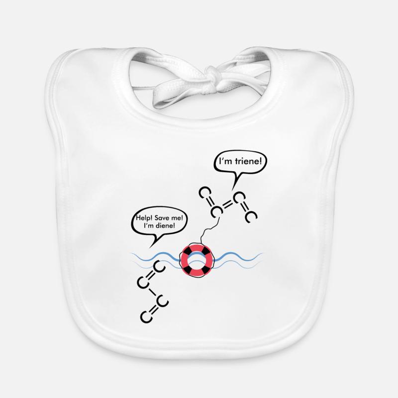 Chemistry formula saying chemist gift Organic Baby Bibs