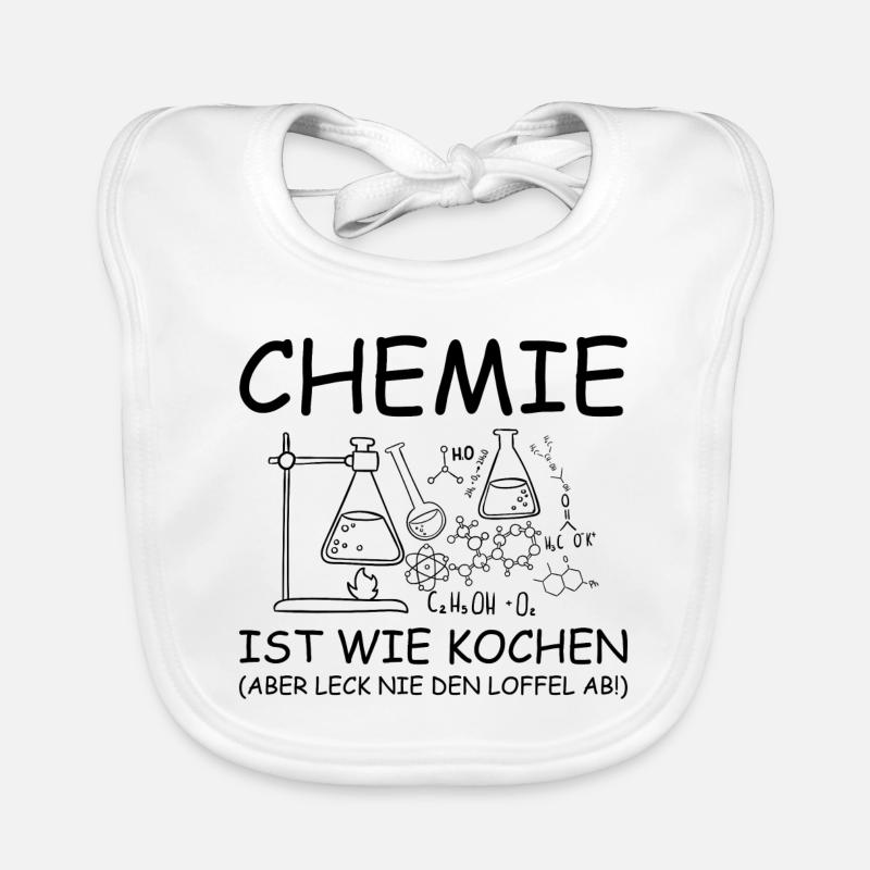 Chemistry is like cooking saying laboratory gift Organic Baby Bibs