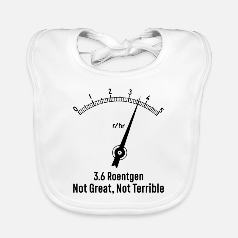 Tschernobyl Strahlung Atom Energie Geschenk Baby Bio-Lätzchen
