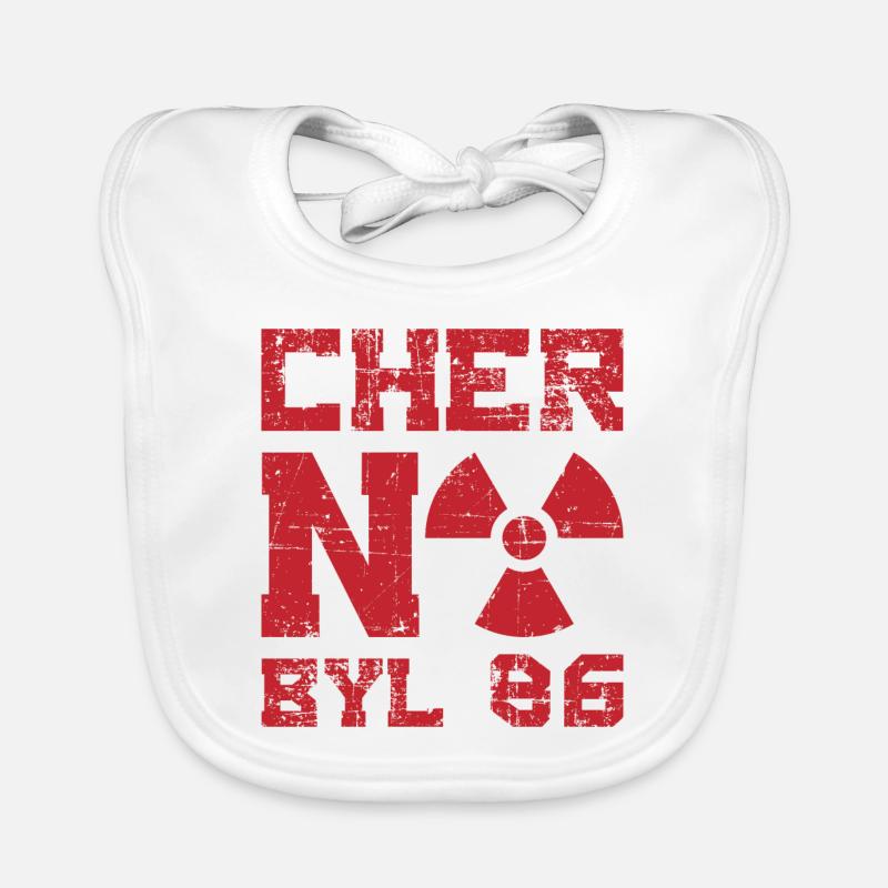 Tchernobyl 1986 Don de la centrale nucléaire Bavoir bio Bébé