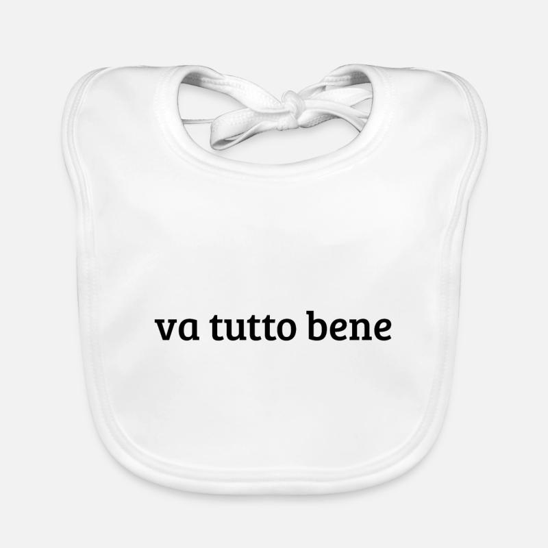 va tutto bene Geschenk Baby Bio-Lätzchen