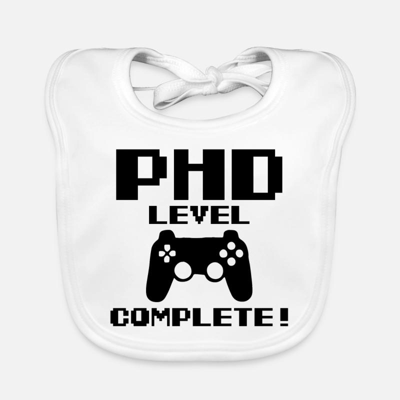 Phd Level Completet Gamer Final Cadeau Bavoir bio Bébé