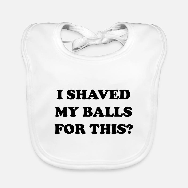 Funny saying cynical irony gift Organic Baby Bibs
