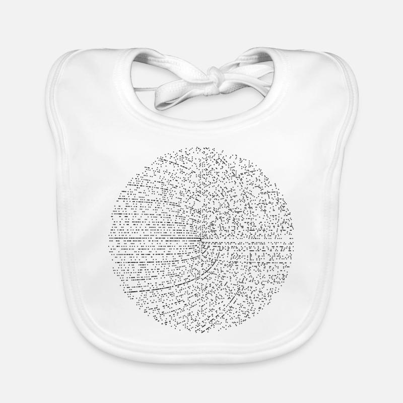Spirale de sacs - Bavoir bio Bébé - blanc