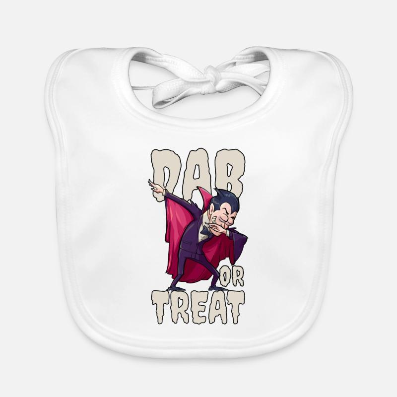 Dabbender Vampir Dab Dabbing Hip Hopper Baby Bio-Lätzchen