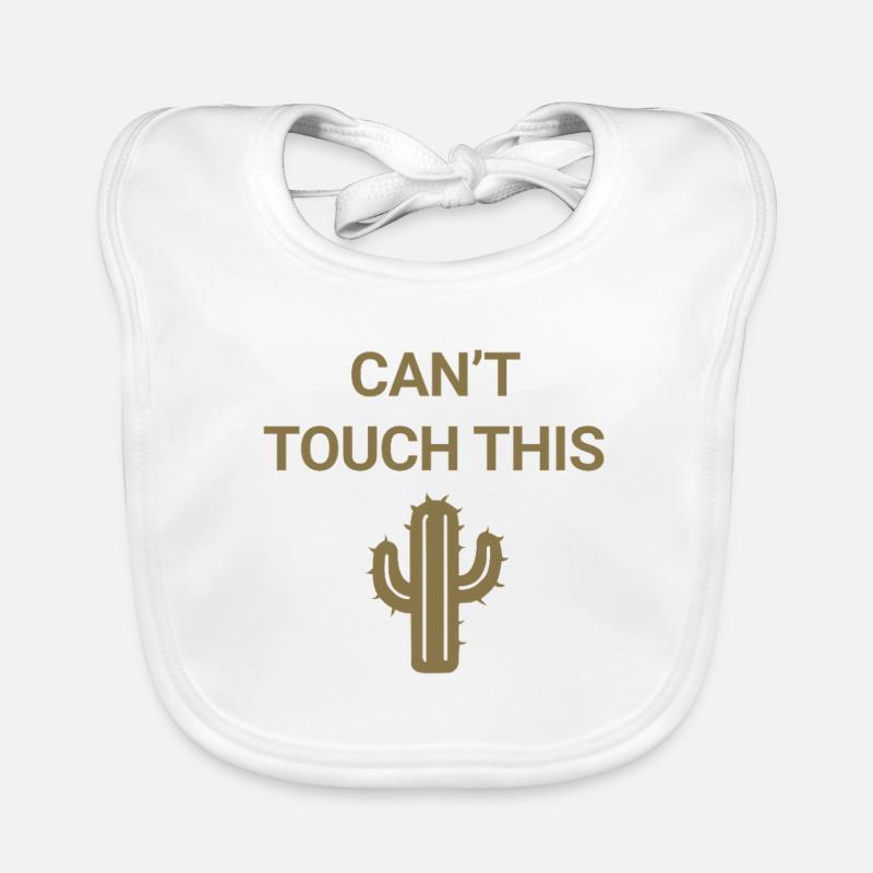 Can't touch this Organic Baby Bibs