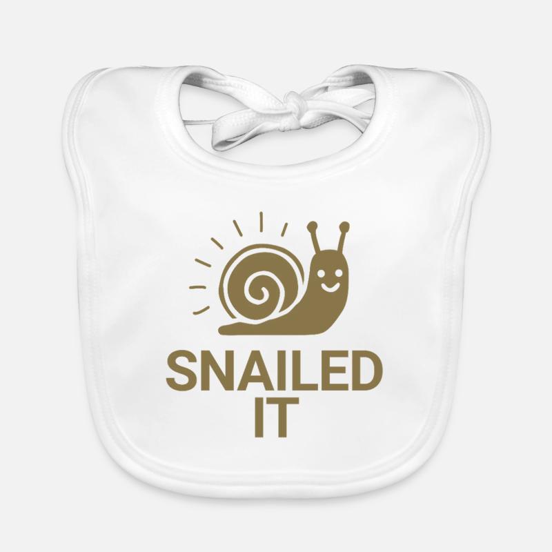 Snailed it Baby Bio-Lätzchen