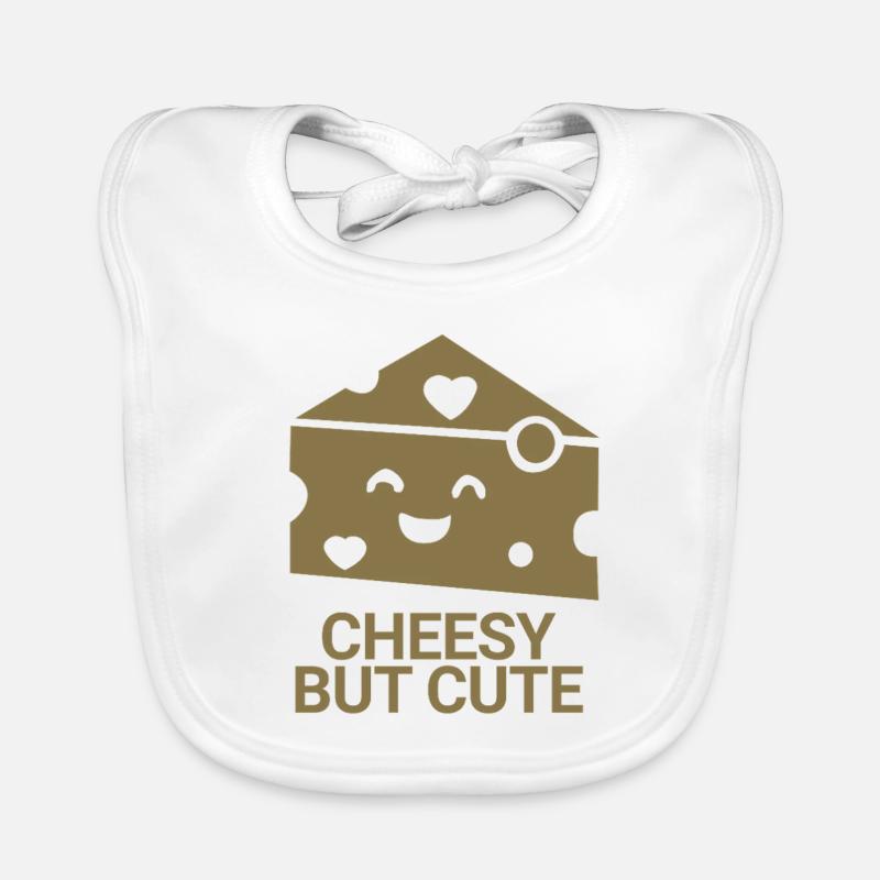 Cheesy but cute Organic Baby Bibs