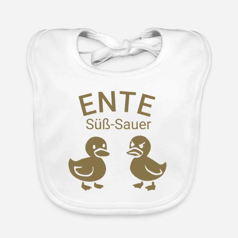 Ente süß-sauer Baby Bio-Lätzchen