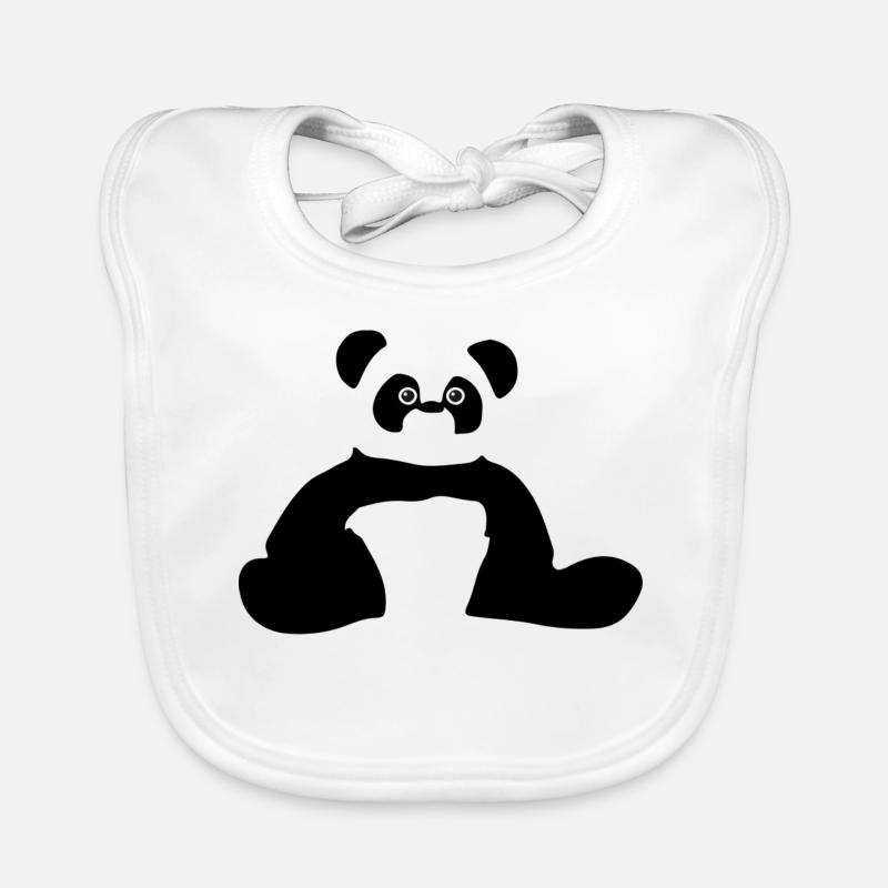 Panda panda Bavoir bio Bébé