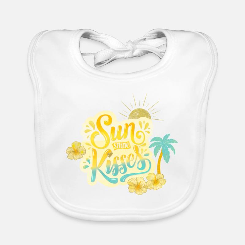 Baisers de soleil Bavoir bio Bébé