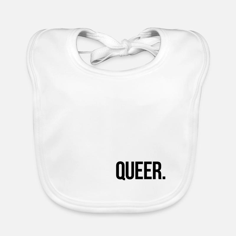 QUEER. - Simple and meaningful Organic Baby Bibs