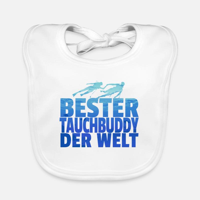 Dive Dive Buddy Divers Team Sea Gift Bavoir bio Bébé