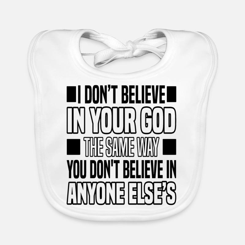 Atheismus Baby Bio-Lätzchen