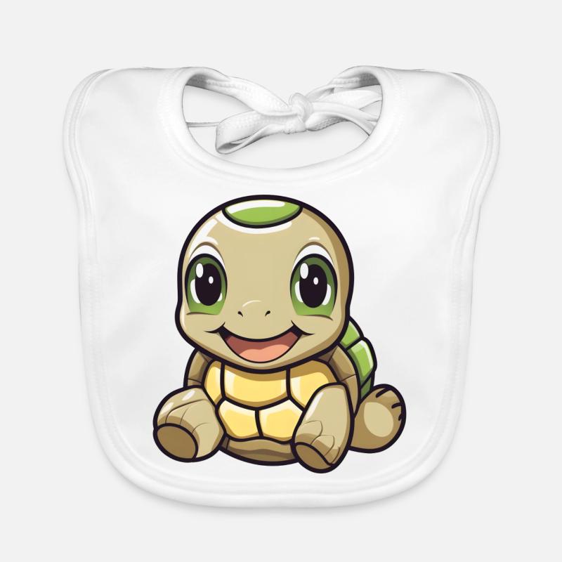 Conception de tortues mignonnes 3 Bavoir bio Bébé