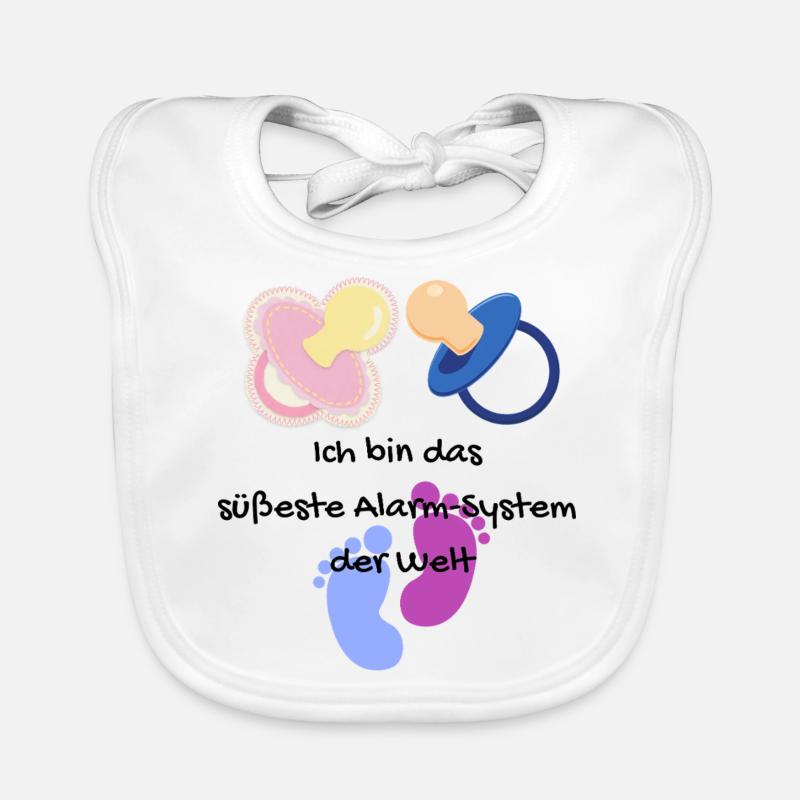 Système d’alarme I’m a Cute – Tenue de bébé Bavoir bio Bébé