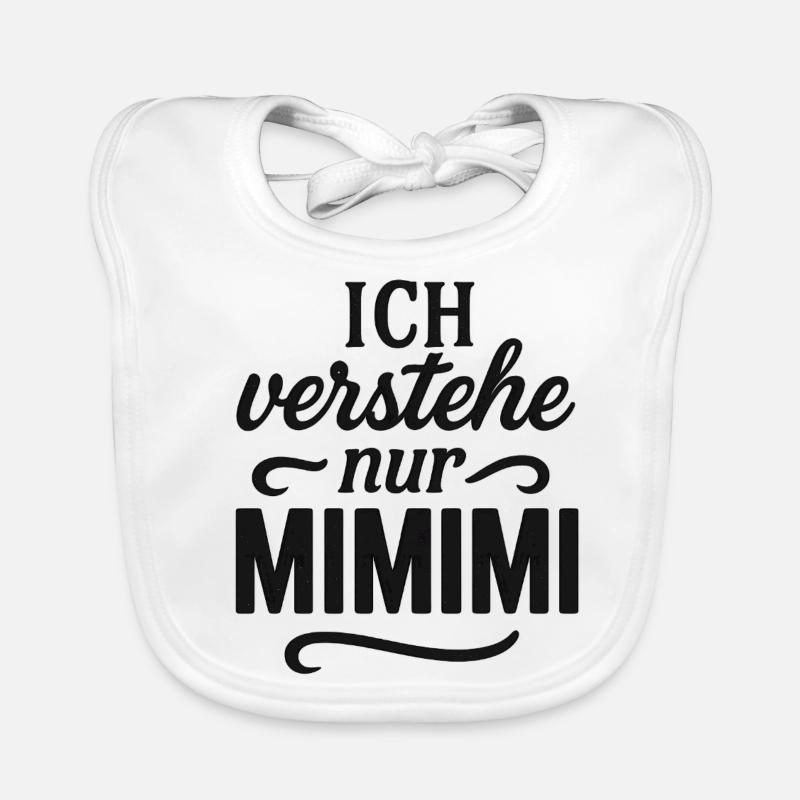 Mimimi dit bureau drôle Bavoir bio Bébé