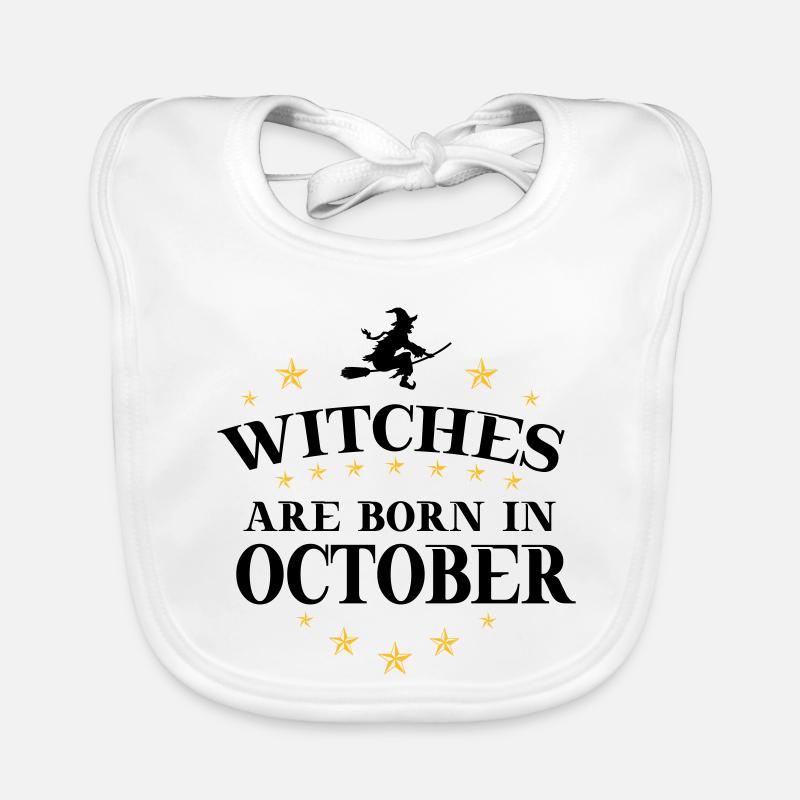 Witches Oktober Baby Bio-Lätzchen
