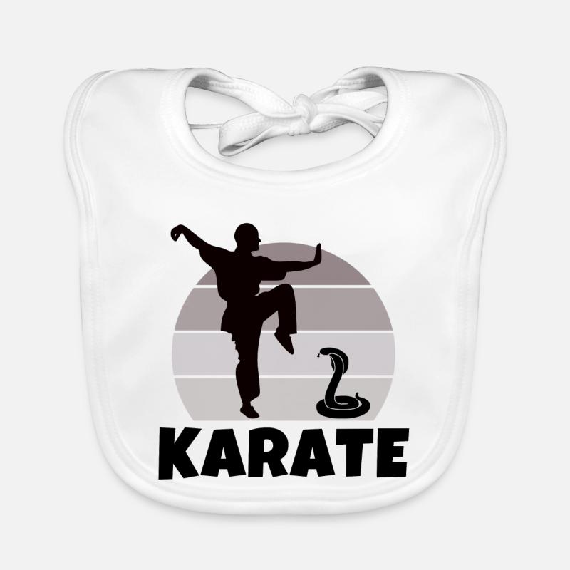 karate, karate fan, karateka Organic Baby Bibs