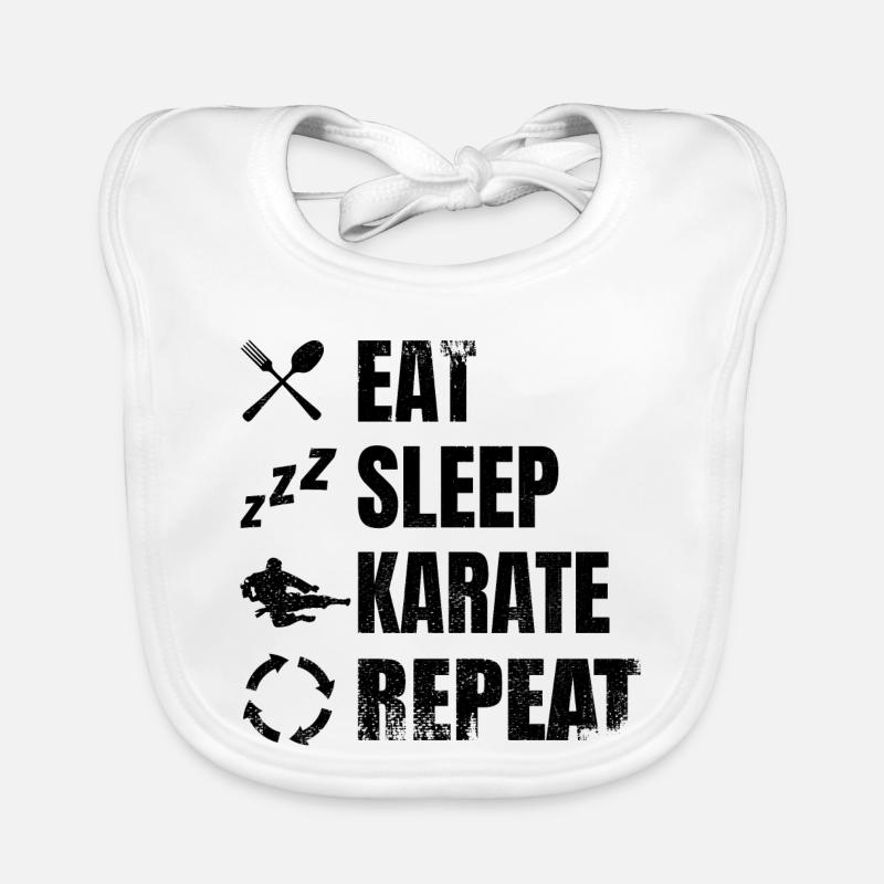Karateka Routine Organic Baby Bibs