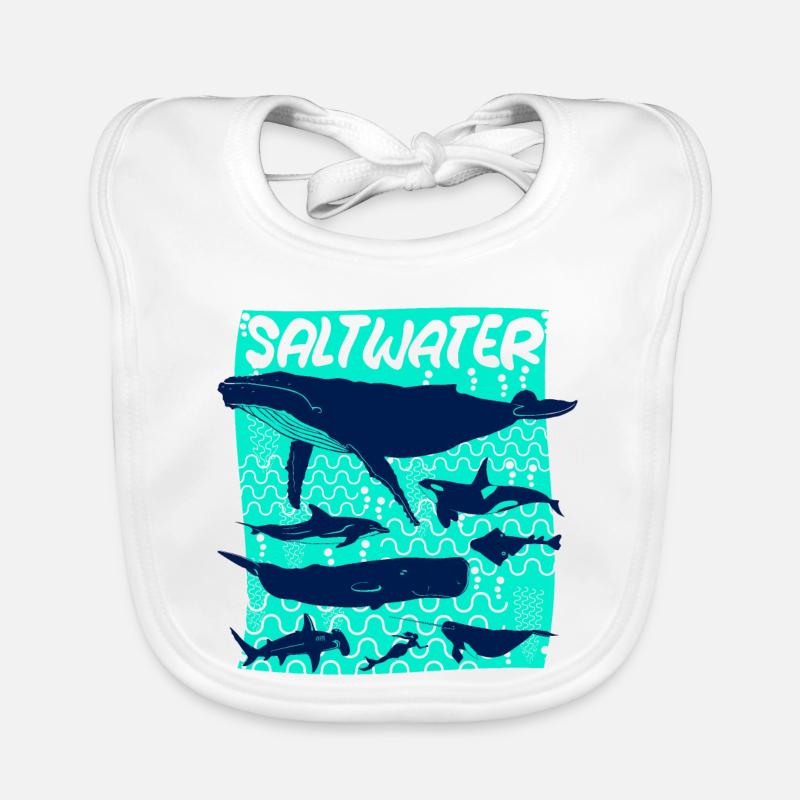 Salt water Organic Baby Bibs